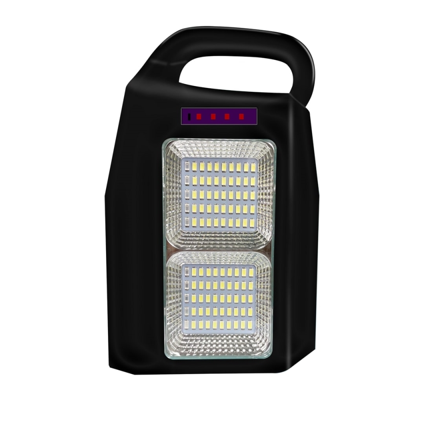 Lampe solaire multifonctions avec enceinte et batterie portative LED/5W/7200mAh IP65