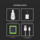 Lampe solaire portable 3en1 LED/7W/230V 3000K/4000K/6400K + chargeur USB