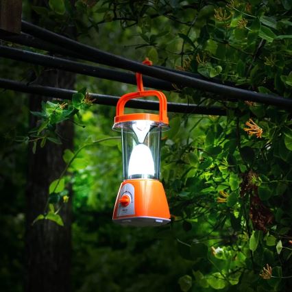 Lampe solaire rechargeable à intensité variable avec fonction batterie portative LED/230V 710 brillant 1600 mAh
