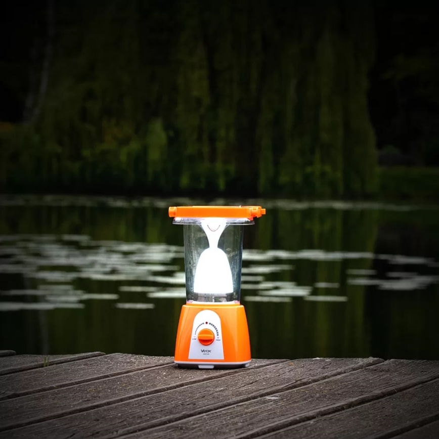 Lampe solaire rechargeable à intensité variable avec fonction batterie portative LED/230V 710 brillant 1600 mAh