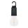Lampe solaire rechargeable LED LUMINA LUMO LED/USB 300 mAh noire