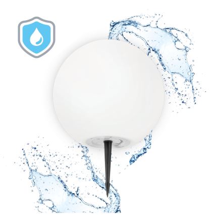 Lampe solaire RGB à intensité variable GARDEN BALL LED/5W/3,7V 3000K IP54 2200 mAh d. 40 cm + Télécommande