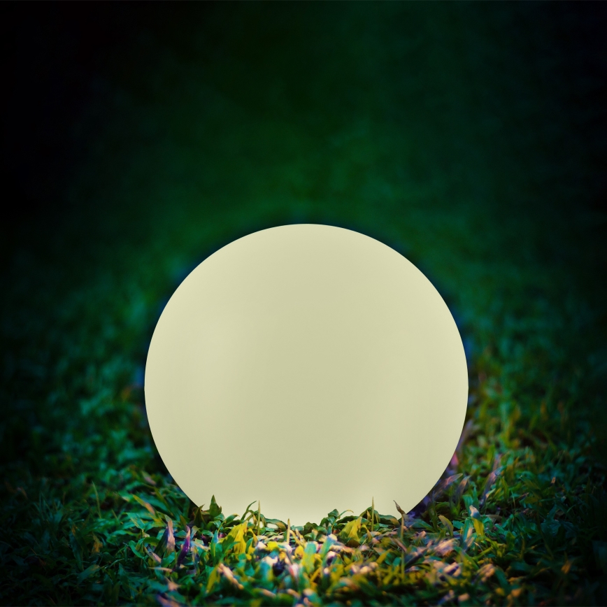 Lampe solaire RGBW BALL LED/3,7V 1500 mAh d. 40 cm IP65 + Télécommande