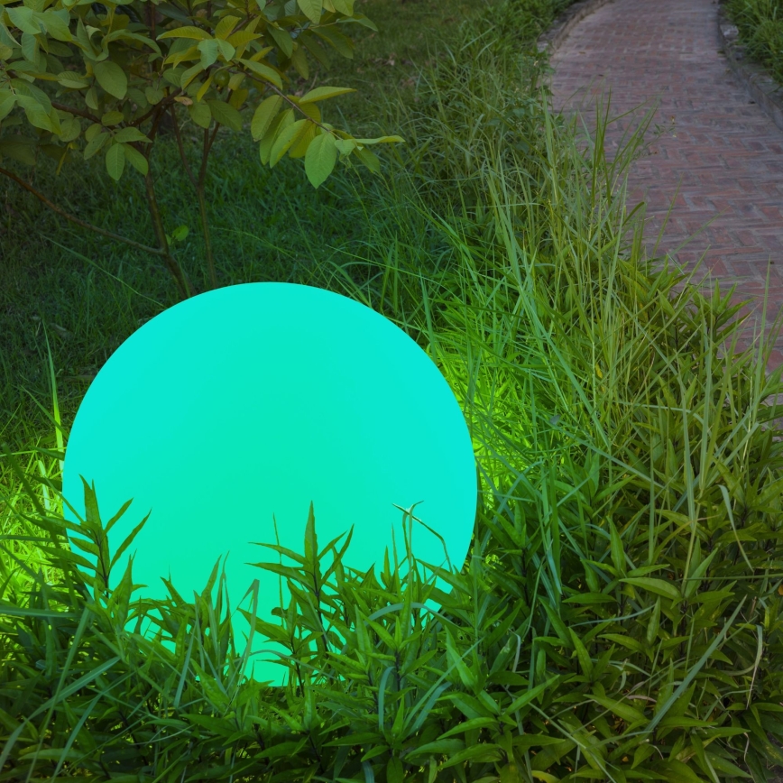 Lampe solaire RGBW BALL LED/3,7V 1500 mAh d. 40 cm IP65 + Télécommande