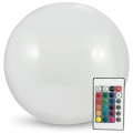 Lampe solaire RGBW BALL LED/3,7V 1500 mAh d. 50 cm IP65 + Télécommande