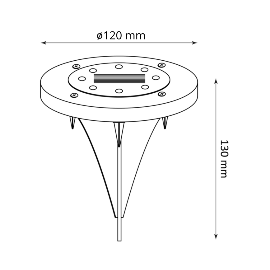 Lampe solaire SOL LED/1,2V IP44