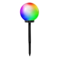Lampe solaire SPHERE LED RGB — 1,2 V, IP44, 200 mAh, Ø 20 cm