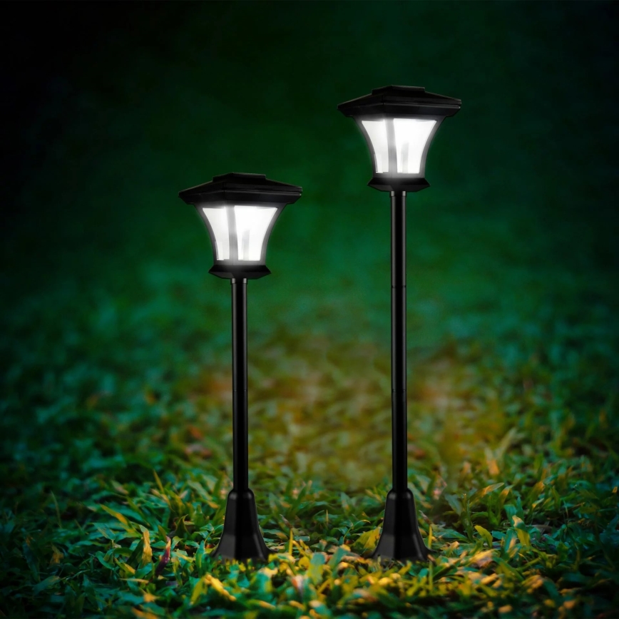 Lampe solaire TIRANA LED/1,6W/1,2V 600 mAh IP44 noir
