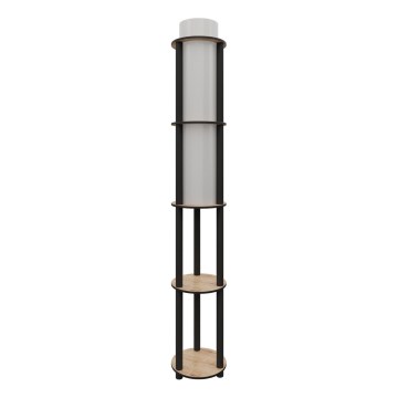 Lampe sur pied avec étagères NOTO 1xE27/40W/230V beige/noir