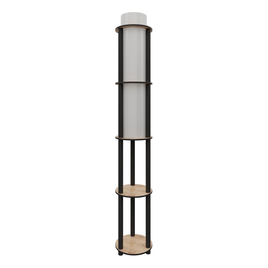 Lampe sur pied avec étagères NOTO 1xE27/40W/230V beige/noir