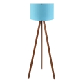 Lampe sur pied AYD 1xE27/40W/230V bleu/marron