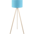 Lampe sur pied AYD 1xE27/40W/230V bleue/beige
