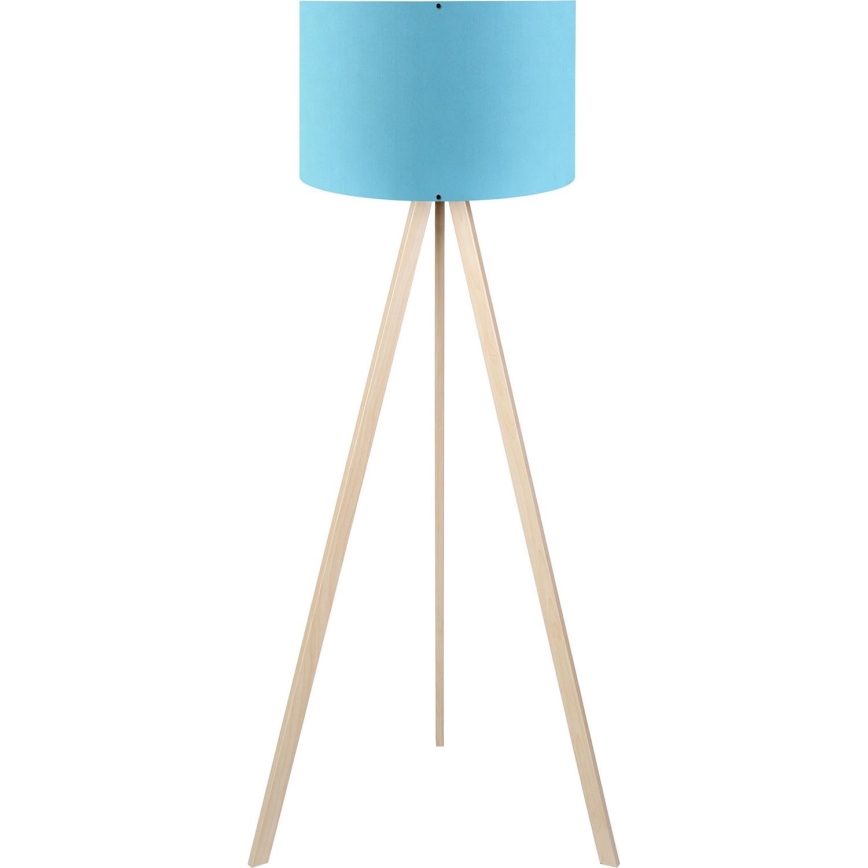 Lampe sur pied AYD 1xE27/40W/230V bleue/beige