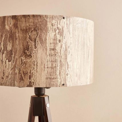 Lampe sur pied AYD 1xE27/40W/230V brune