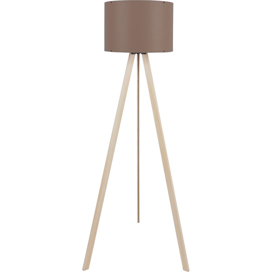 Lampe sur pied AYD 1xE27/40W/230V marron/beige