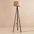 Lampe sur pied AYD 1xE27/40W/230V marron/beige