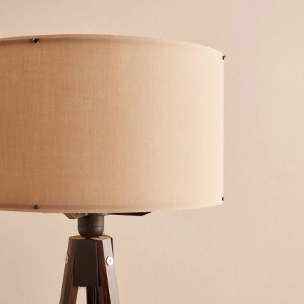 Lampe sur pied AYD 1xE27/40W/230V marron/beige