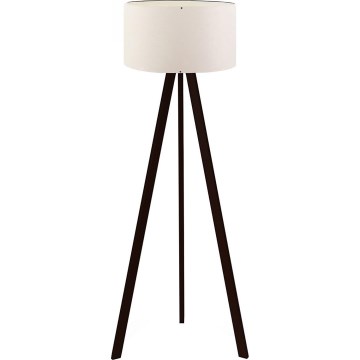 Lampe sur pied AYD 1xE27/40W/230V marron/blanc