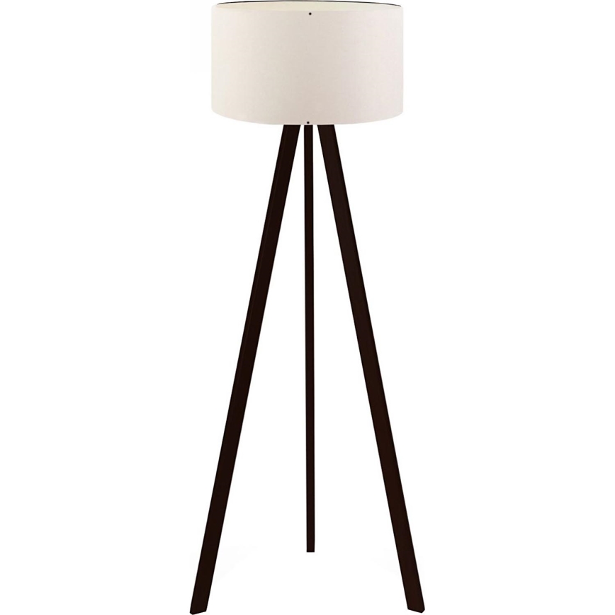 Lampe sur pied AYD 1xE27/40W/230V marron/blanc