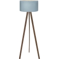 Lampe sur pied AYD 1xE27/40W/230V marron/bleu