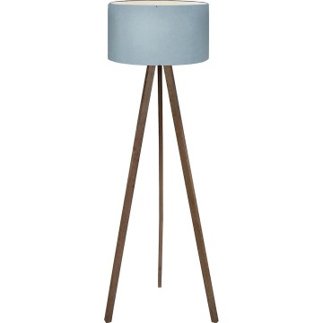 Lampe sur pied AYD 1xE27/40W/230V marron/bleu