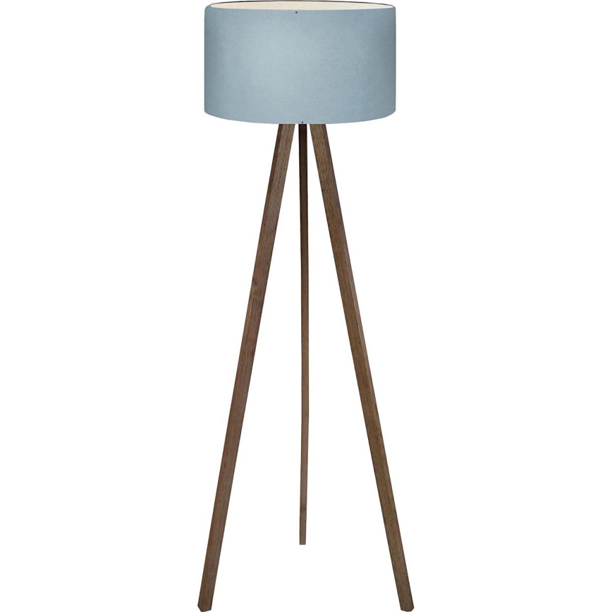 Lampe sur pied AYD 1xE27/40W/230V marron/bleu