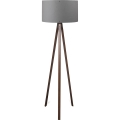 Lampe sur pied AYD 1xE27/40W/230V marron/gris