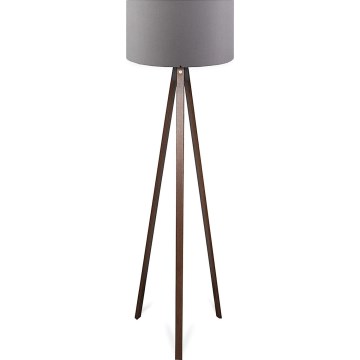 Lampe sur pied AYD 1xE27/40W/230V marron/gris