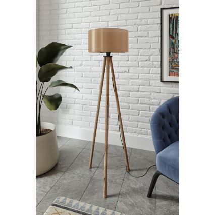 Lampe sur pied AYD 1xE27/40W/230V marron