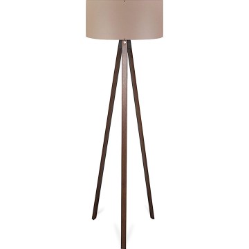 Lampe sur pied AYD 1xE27/40W/230V marron