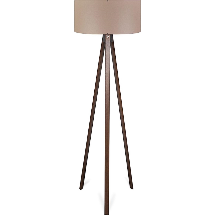 Lampe sur pied AYD 1xE27/40W/230V marron