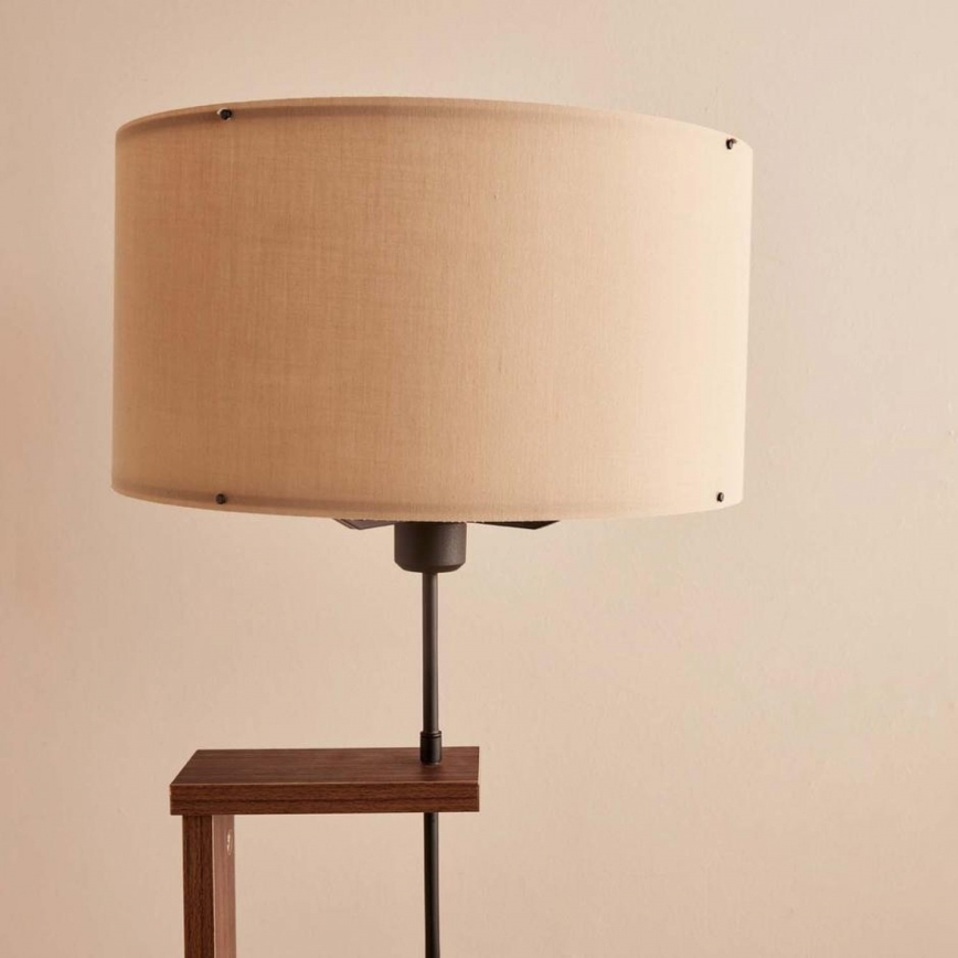 Lampe sur pied AYD 1xE27/40W/230V marron