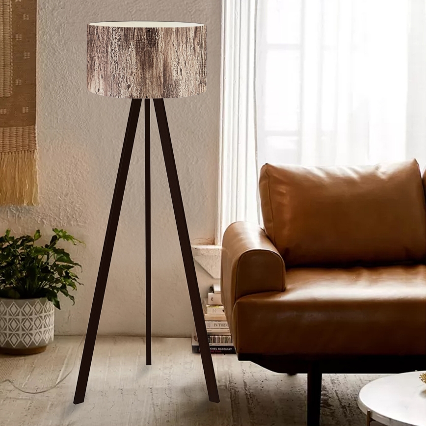Lampe sur pied AYD 1xE27/40W/230V marron