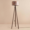 Lampe sur pied AYD 1xE27/40W/230V marron/multicolore