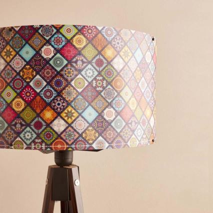 Lampe sur pied AYD 1xE27/40W/230V marron/multicolore
