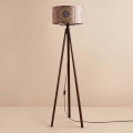 Lampe sur pied AYD 1xE27/40W/230V marron/multicolore