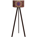 Lampe sur pied AYD 1xE27/40W/230V marron/multicolore