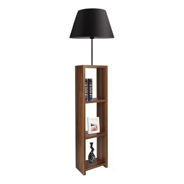 Lampe sur pied AYD 1xE27/40W/230V marron/noir