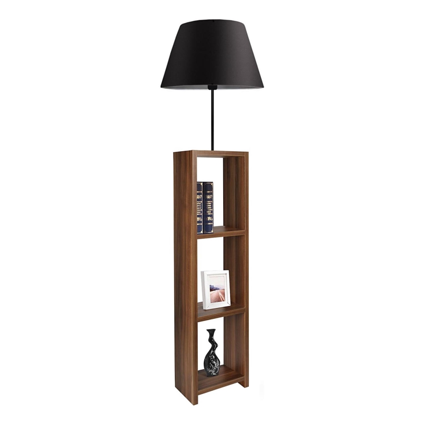 Lampe sur pied AYD 1xE27/40W/230V marron/noir