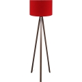 Lampe sur pied AYD 1xE27/40W/230V Marron/Rouge