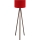 Lampe sur pied AYD 1xE27/40W/230V Marron/Rouge