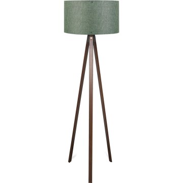 Lampe sur pied AYD 1xE27/40W/230V marron/vert