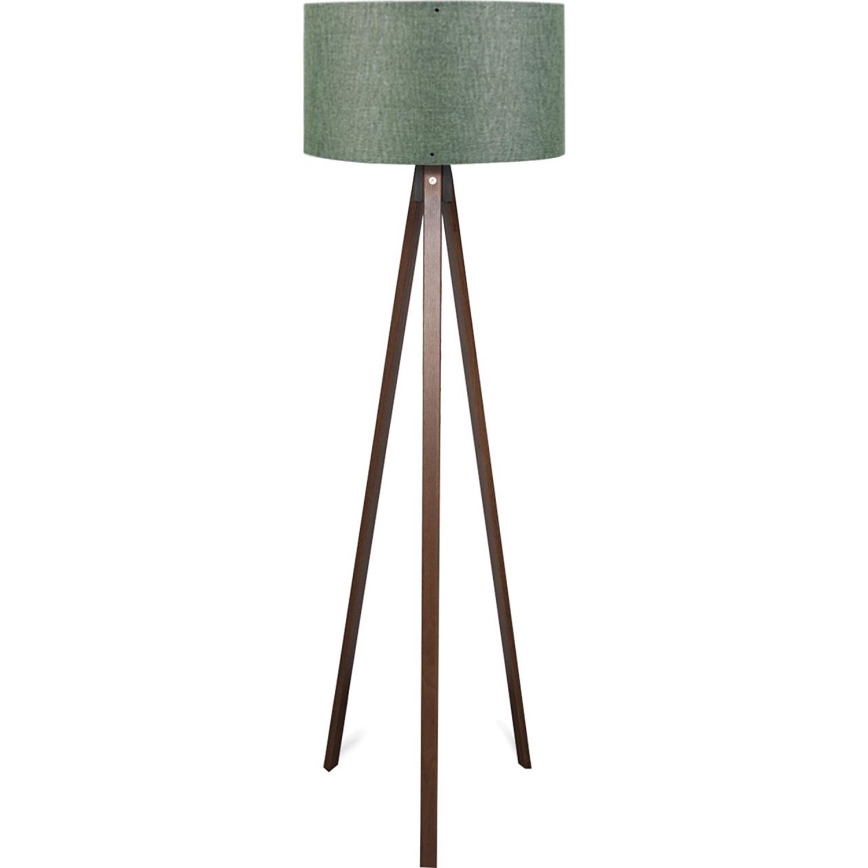 Lampe sur pied AYD 1xE27/40W/230V marron/vert