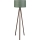 Lampe sur pied AYD 1xE27/40W/230V marron/vert