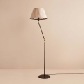 Lampe sur pied AYD 1xE27/40W/230V noire/beige