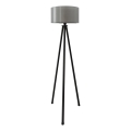 Lampe sur pied AYD 1xE27/40W/230V noire/grise