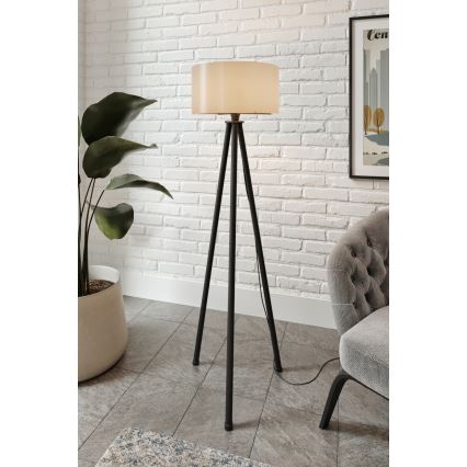 Lampe sur pied AYD 1xE27/40W/230V noire/grise