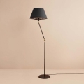 Lampe sur pied AYD 1xE27/40W/230V noire