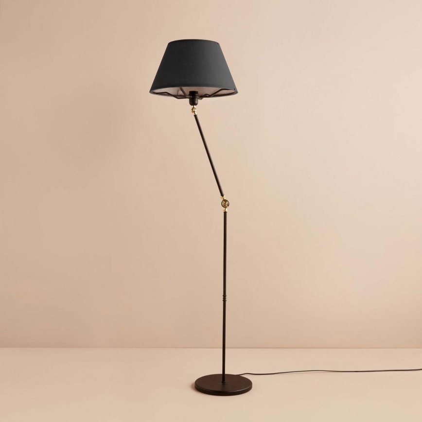 Lampe sur pied AYD 1xE27/40W/230V noire
