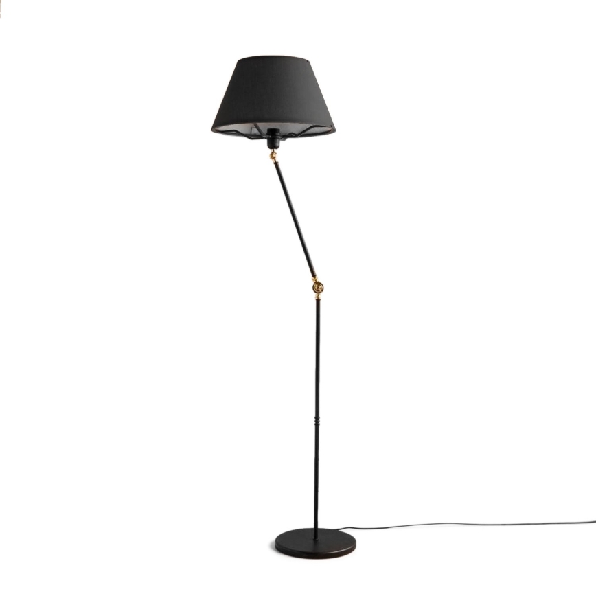Lampe sur pied AYD 1xE27/40W/230V noire